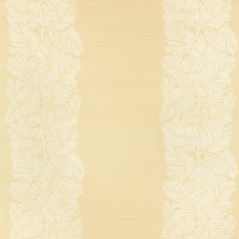 BRUNSCHWIG & FILS - PALMAR SISAL- SOLEIL - Wallcovering by the Roll SOLEIL