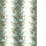 BRUNSCHWIG & FILS - RAYURE FLEURIE WC- LEAF - Wallcovering by the Yard