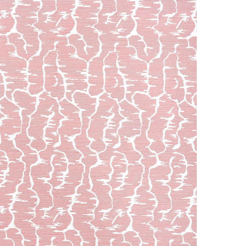 BRUNSCHWIG & FILS - LEVES WC- ROUGE - Wallcovering by the Yard ROUGE