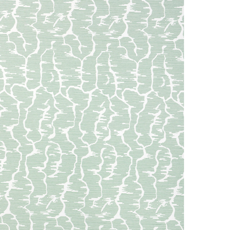 BRUNSCHWIG & FILS - LEVES WC- GREEN - Wallcovering by the Yard GREEN