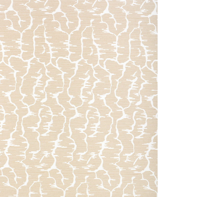 BRUNSCHWIG & FILS - LEVES WC- COGNAC - Wallcovering by the Yard COGNAC