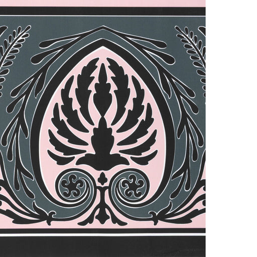 BRUNSCHWIG & FILS - FRISE PALMETTE- PINK - Wallcovering by the Yard PINK
