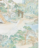BRUNSCHWIG & FILS - MEIJI- AQUA - Wallcovering by the Roll