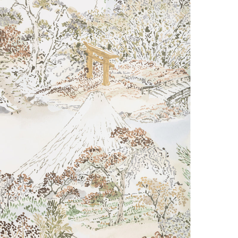 BRUNSCHWIG & FILS - MEIJI- NATURAL - Wallcovering by the Roll NATURAL