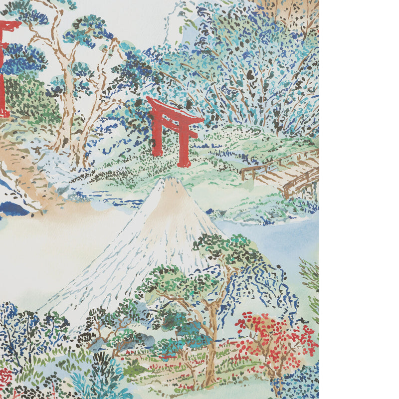 BRUNSCHWIG & FILS - MEIJI- MULTI - Wallcovering by the Roll MULTI