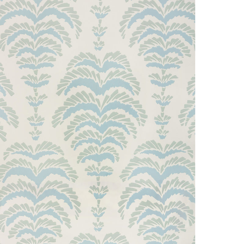 BRUNSCHWIG & FILS - PONCHETTE- AQUA - Wallcovering by the Roll - P8025107_13