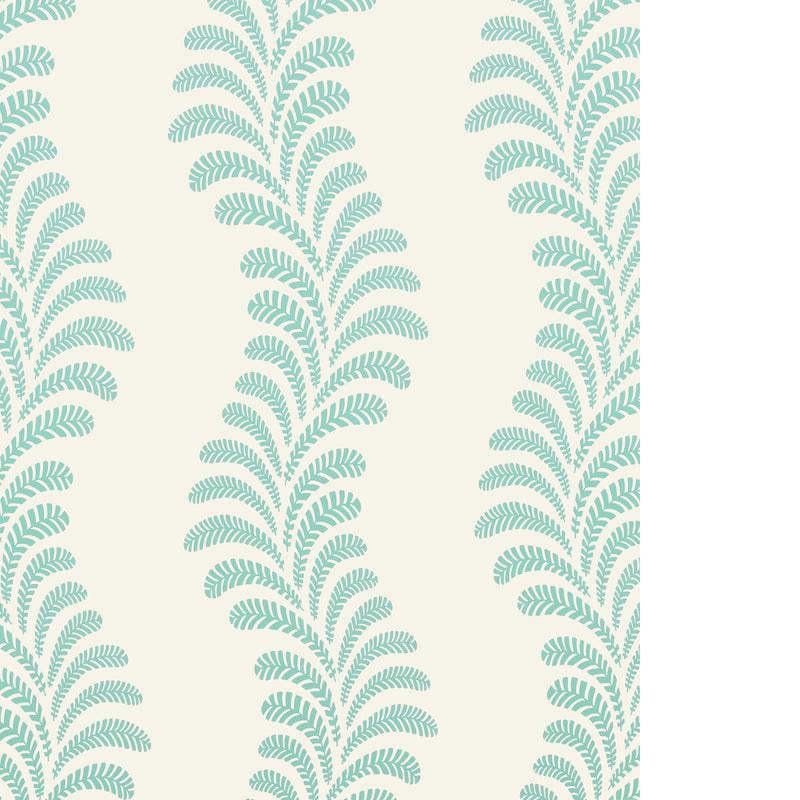 BRUNSCHWIG & FILS - VEZERE- AQUA - Wallcovering by the Roll - P8025112_13