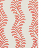 BRUNSCHWIG & FILS - VEZERE- RED - Wallcovering by the Roll