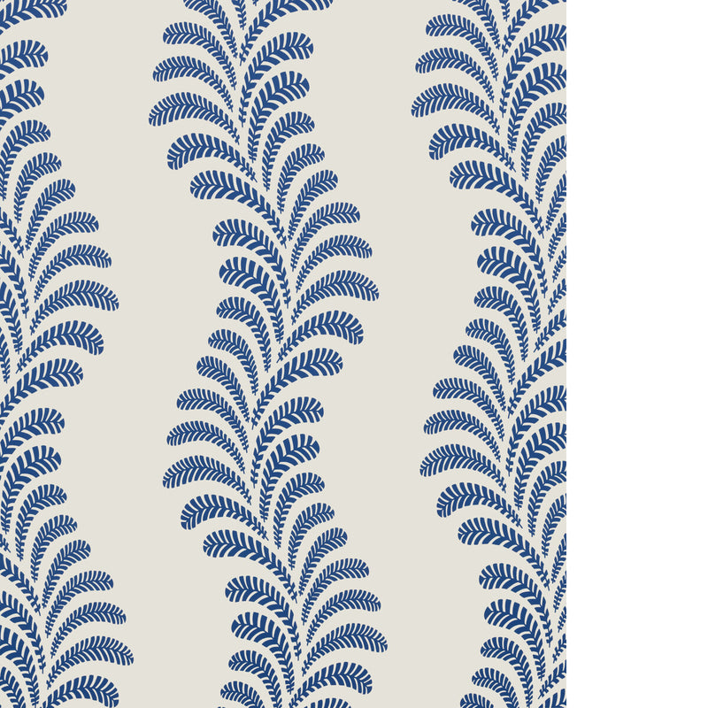 BRUNSCHWIG & FILS - VEZERE- NAVY - Wallcovering by the Roll - P8025112_50