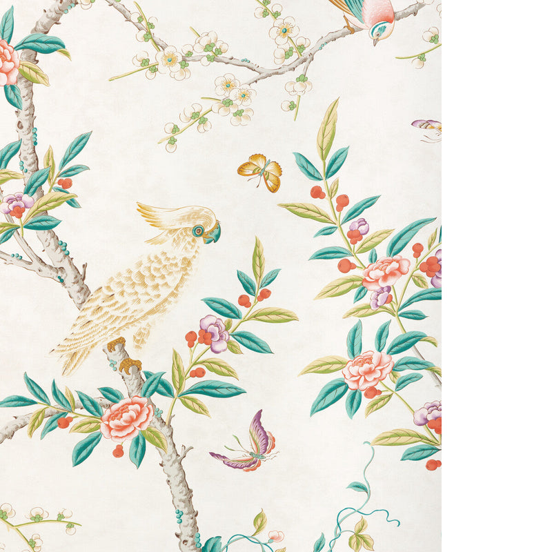 BRUNSCHWIG & FILS - KANCHOU - MULTI - Wallpaper By The ROLL