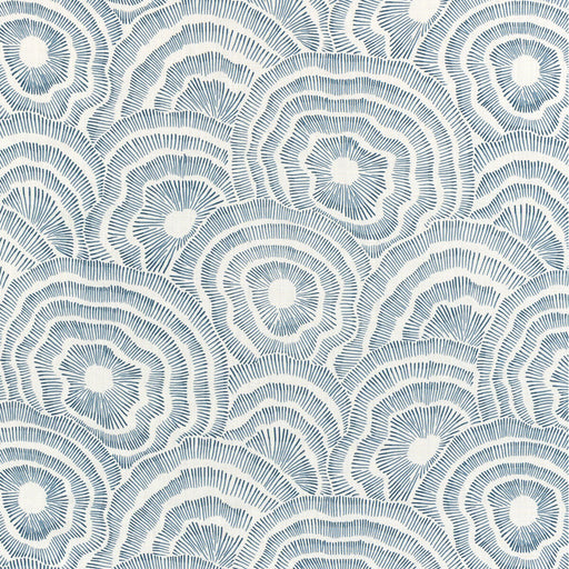 KRAVET COUTURE - PANACHE- INDIGO - Fabric by the Yard INDIGO