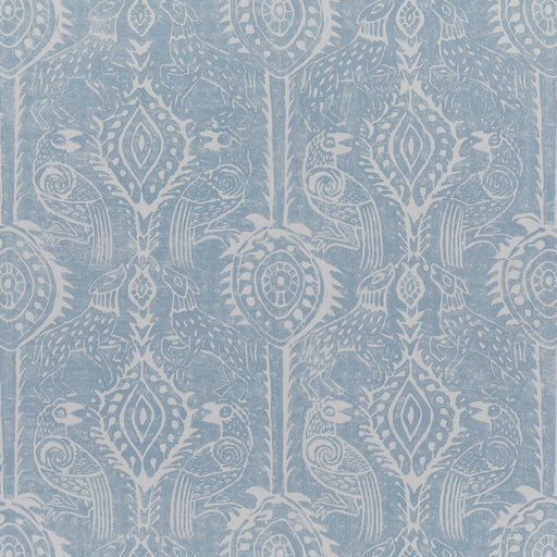 LEE JOFA - BEASTIES- BLUE - Wallcovering by the Yard BLUE
