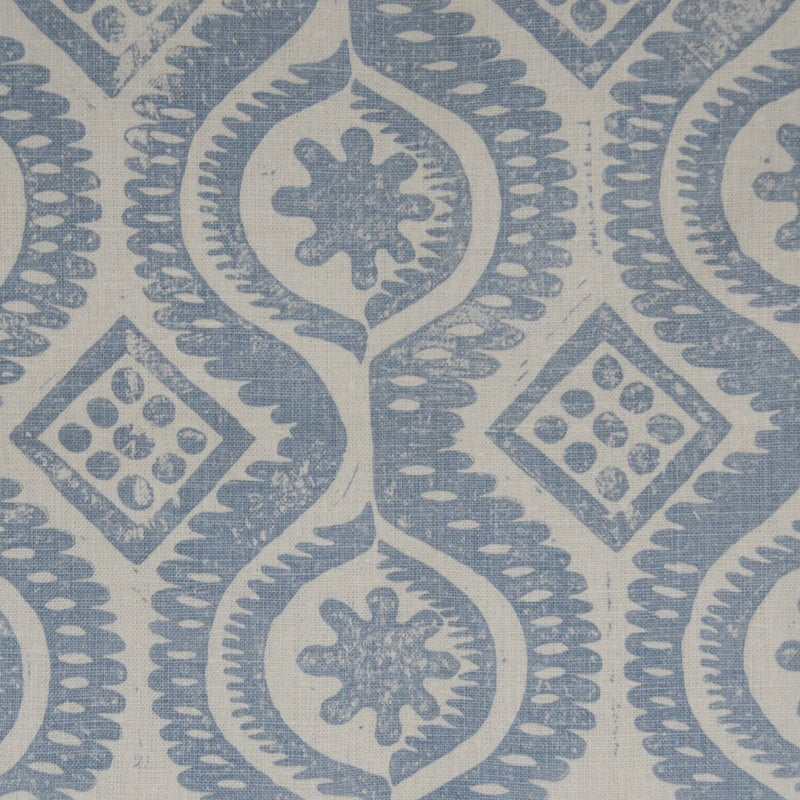 LEE JOFA - DAMASK- BLUE - Wallcovering by the Yard BLUE