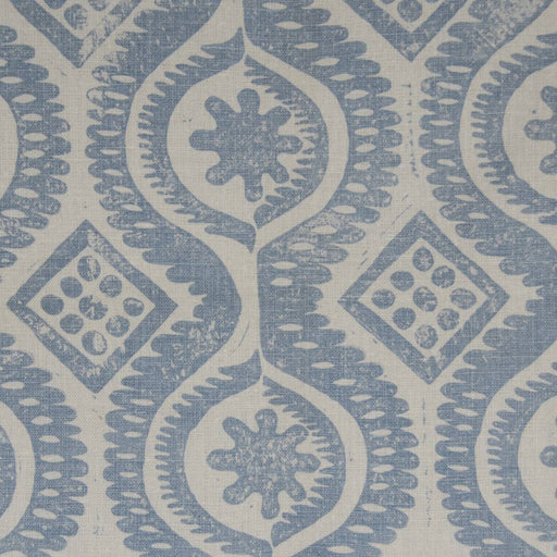 LEE JOFA - DAMASK- BLUE - Wallcovering by the Yard BLUE