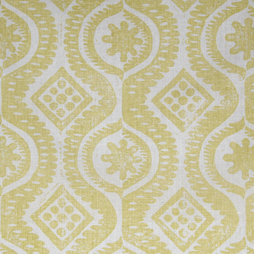 LEE JOFA - DAMASK- YELLOW - Wallcovering by the Yard YELLOW