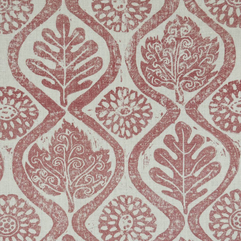 LEE JOFA - OAKLEAVES- PINK - Wallcovering by the Yard PINK