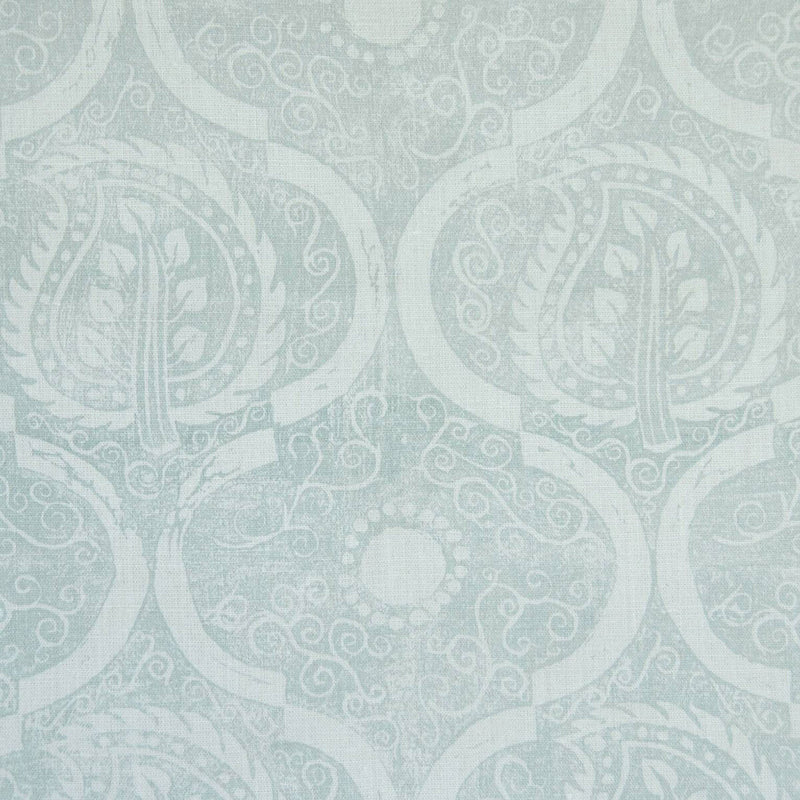 LEE JOFA - PERSIAN LEAF- AQUA - Wallcovering by the Yard AQUA