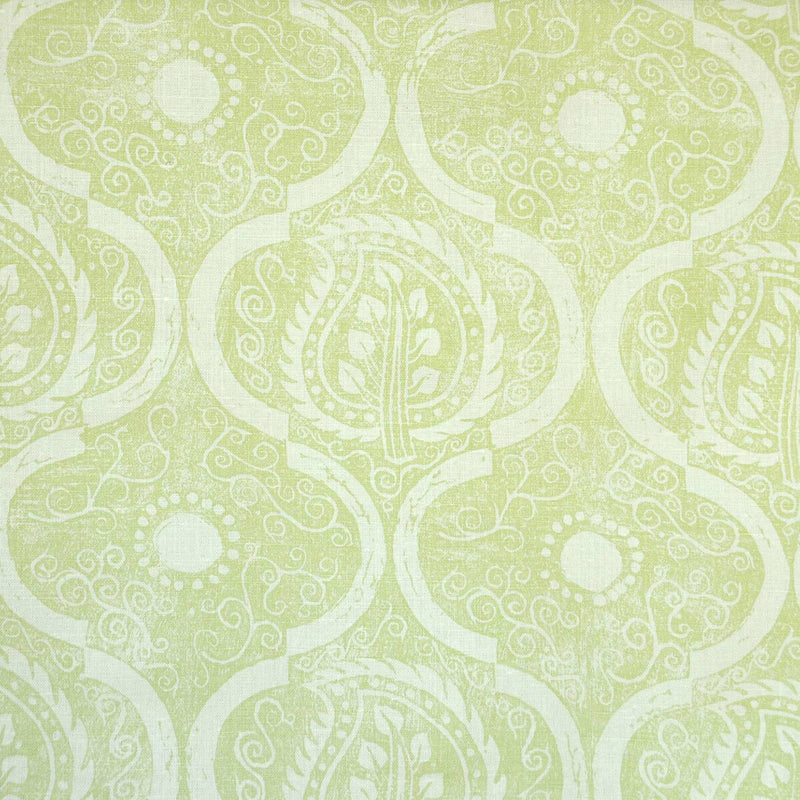 LEE JOFA - PERSIAN LEAF- LIME - Wallcovering by the Yard LIME
