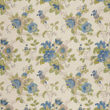 LEE JOFA - PARNHAM- CORNFLOWER/LIME - Wallcovering by the Yard