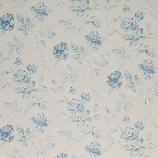 LEE JOFA - MARLOW- BLUE/MINT/CREAM - Wallcovering by the Yard BLUE/MINT/CREAM