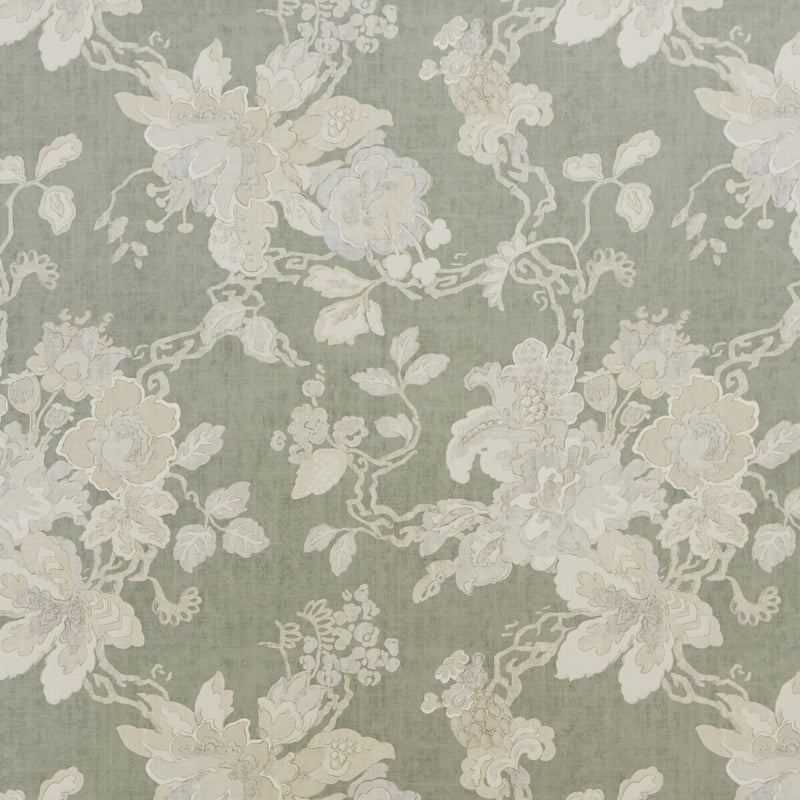 LEE JOFA - PARNHAM II- PEWTER - Wallcovering by the Roll PEWTER