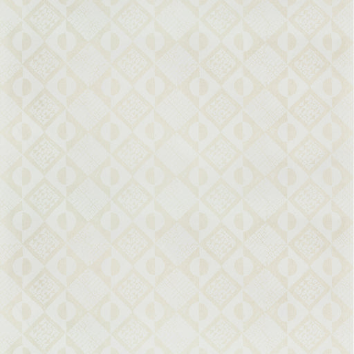 LEE JOFA - CIRCLES AND SQUARES WP- OFF WHITE - Wallcovering by the Yard OFF WHITE