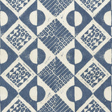 LEE JOFA - CIRCLES AND SQUARES WP- AZURE - Wallcovering by the Yard
