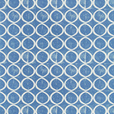 LEE JOFA - CIRCLES WALLPAPER- AZURE - Wallcovering by the Yard