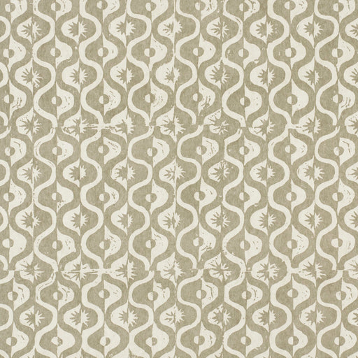 LEE JOFA - SMALL MEDALLION WP- STONE - Wallcovering by the Yard STONE