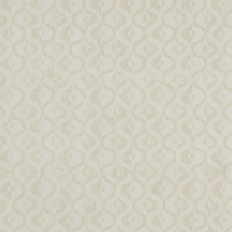 LEE JOFA - SMALL MEDALLION WP- OFF WHITE - Wallcovering by the Yard OFF WHITE