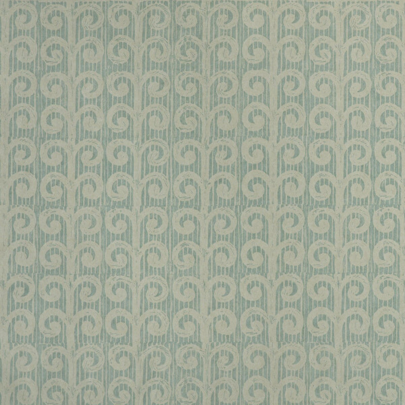 LEE JOFA - FERN WP- AQUA - Wallcovering by the Yard AQUA