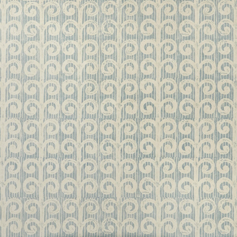 LEE JOFA - FERN WP- BLUE - Wallcovering by the Yard BLUE
