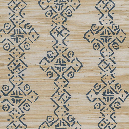 LEE JOFA - MALI GRASSCLOTH- INDIGO - Wallcovering by the Yard INDIGO