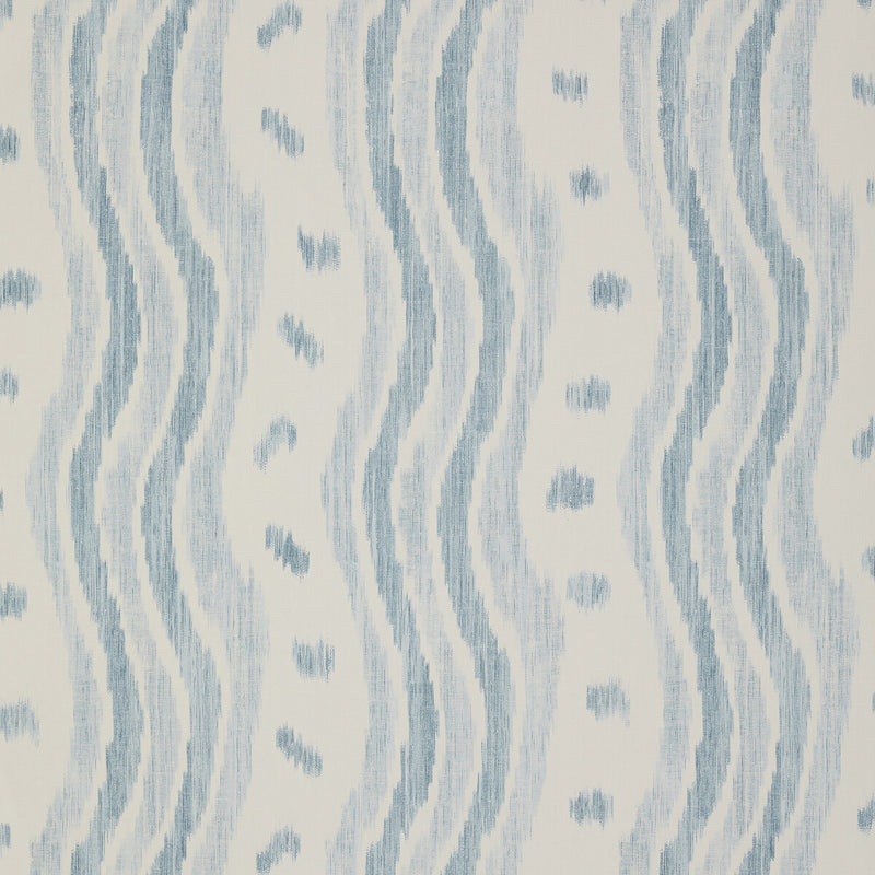 LEE JOFA - IKAT STRIPE WP- PALE BLUE - Wallcovering by the Roll PALE BLUE