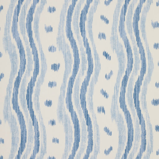 LEE JOFA - IKAT STRIPE WP- AZURE - Wallcovering by the Roll AZURE
