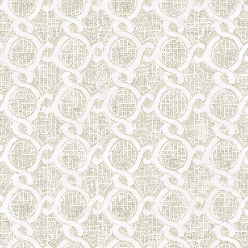 LEE JOFA - CHAIN WALLPAPER- SAND - Wallcovering by the Roll SAND