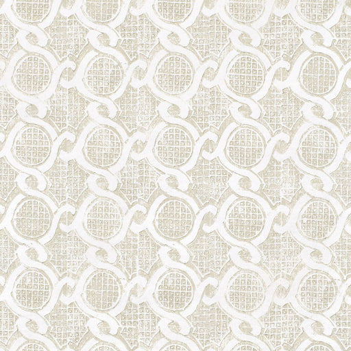 LEE JOFA - CHAIN WALLPAPER- SAND - Wallcovering by the Roll SAND