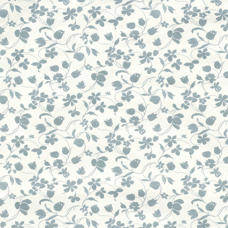 LEE JOFA - MAYFIELD WALLPAPER- BLUE - Wallcovering by the Yard BLUE