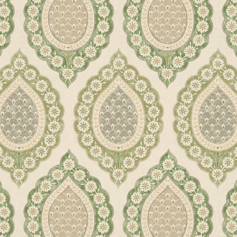 PURE EDIT - INDIENNE - FENNEL - Fabric By The YARD