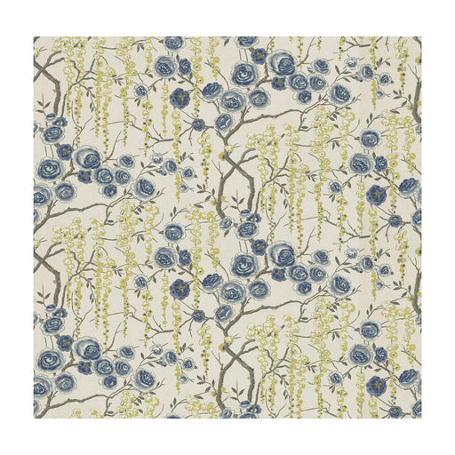 KRAVET BASICS - PEONYTREE- ULTRAMARINE - Fabric by the Yard ULTRAMARINE