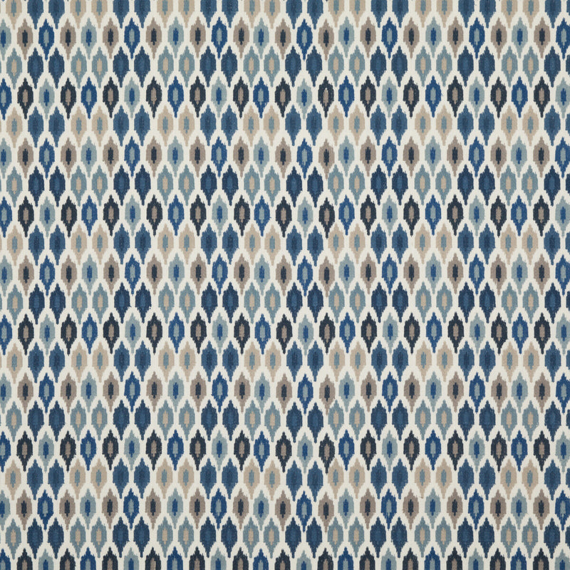 BAKER LIFESTYLE - MAZARA- INDIGO - Fabric by the Yard INDIGO