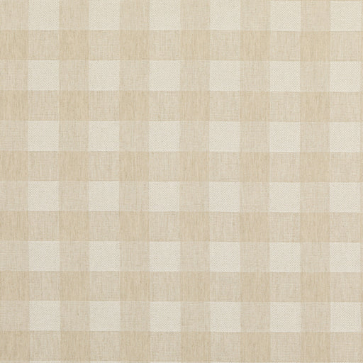 BAKER LIFESTYLE - BLOCK CHECK- LINEN - Fabric by the Yard LINEN