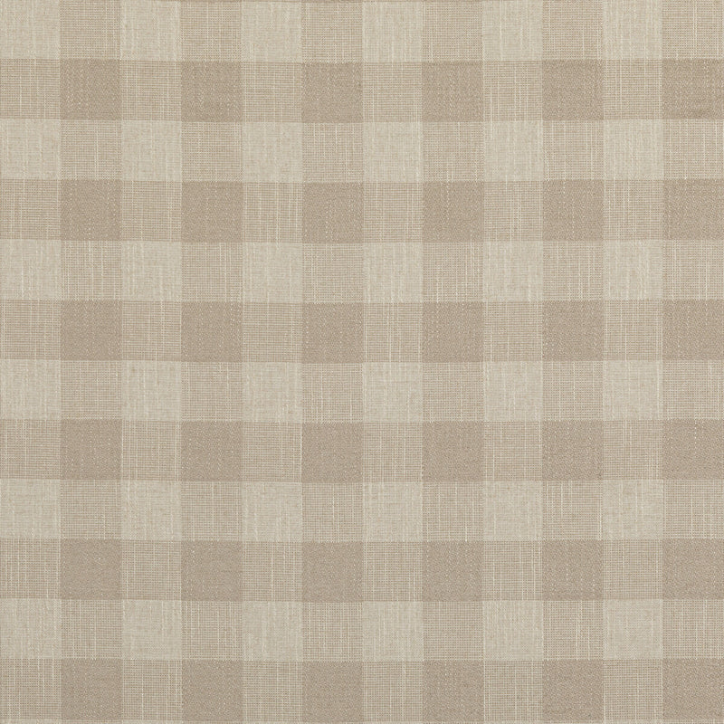 BAKER LIFESTYLE - BLOCK CHECK- STONE - Fabric by the Yard STONE
