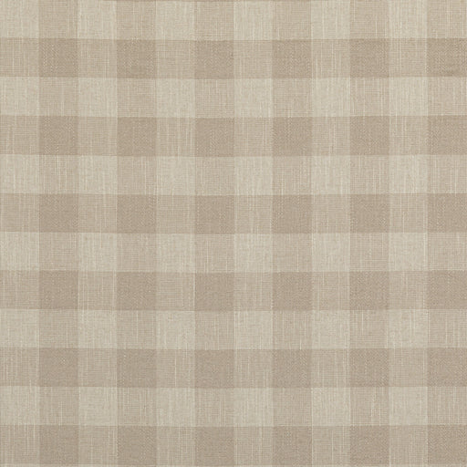BAKER LIFESTYLE - BLOCK CHECK- STONE - Fabric by the Yard STONE