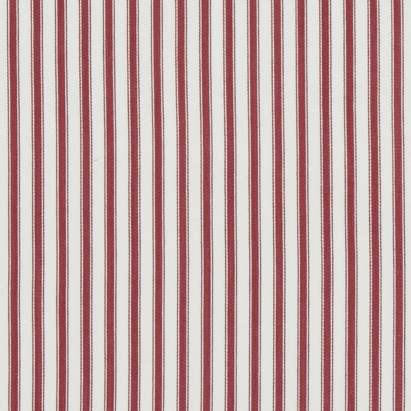 BAKER LIFESTYLE - SHERBORNE TICKING- RED - Fabric by the Yard RED