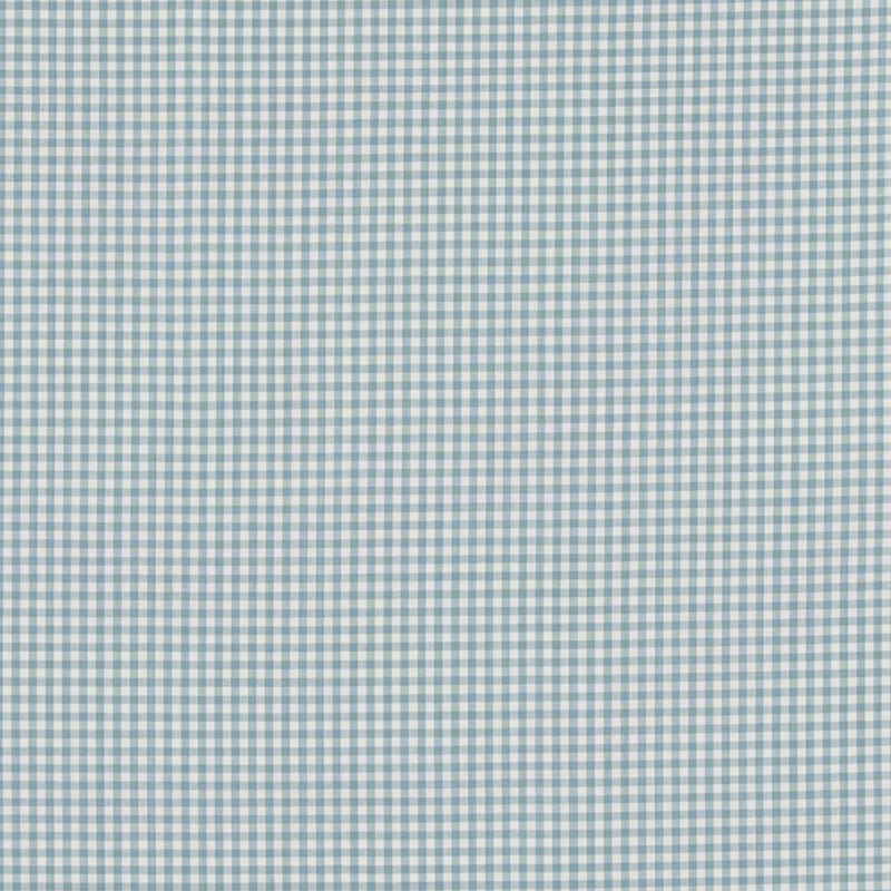 BAKER LIFESTYLE - SHERBORNE GINGHAM- AQUA - Fabric by the Yard AQUA