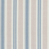 BAKER LIFESTYLE - PURBECK STRIPE- RED/BLUE - Fabric by the Yard