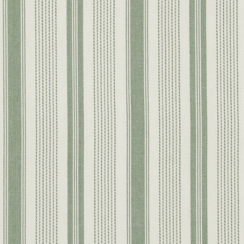 BAKER LIFESTYLE - PURBECK STRIPE- GREEN - Fabric by the Yard GREEN