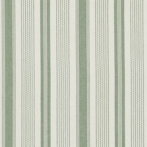 BAKER LIFESTYLE - PURBECK STRIPE- GREEN - Fabric by the Yard GREEN
