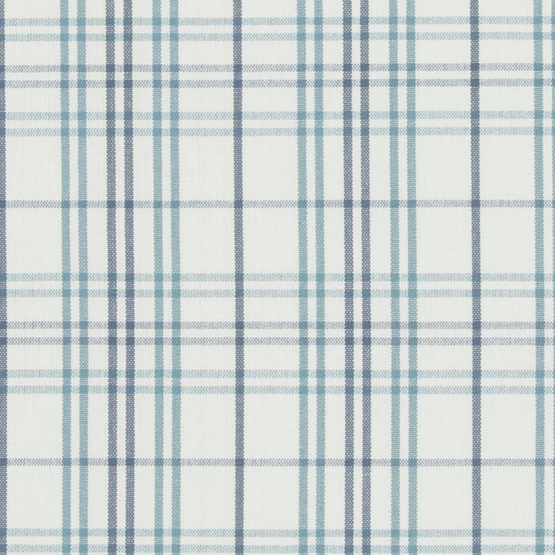 BAKER LIFESTYLE - PURBECK CHECK- AQUA - Fabric by the Yard AQUA